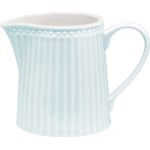 Greengate Milchkännchen Alice Pale Blue Steingut Blau