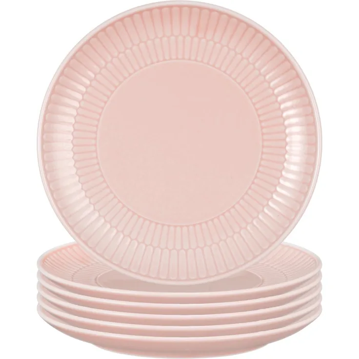Seltmann Weiden Amina Brotteller ø 16,3 cm 6er Set Rosé
