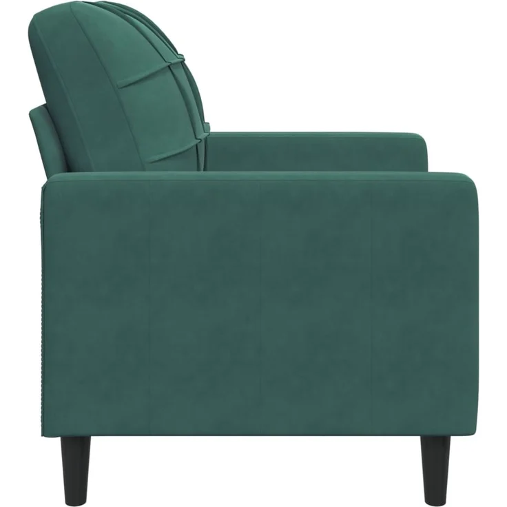 vidaXL Sessel Dunkelgrün 60 cm Samt 4007606 – Bild 4