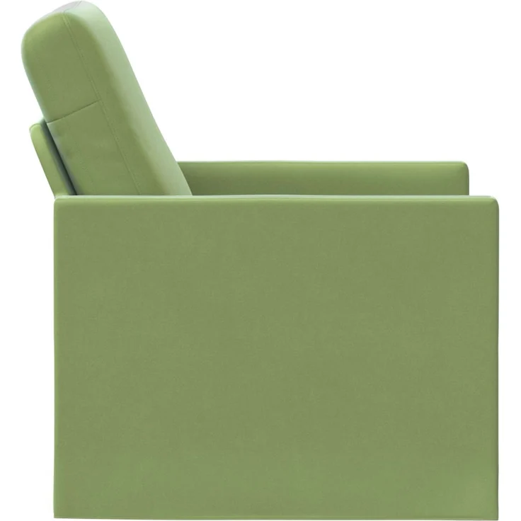 vidaXL Einzelsofa Hellgrün 70 x 81 x 82 cm Samt (V) 42041024 – Bild 3
