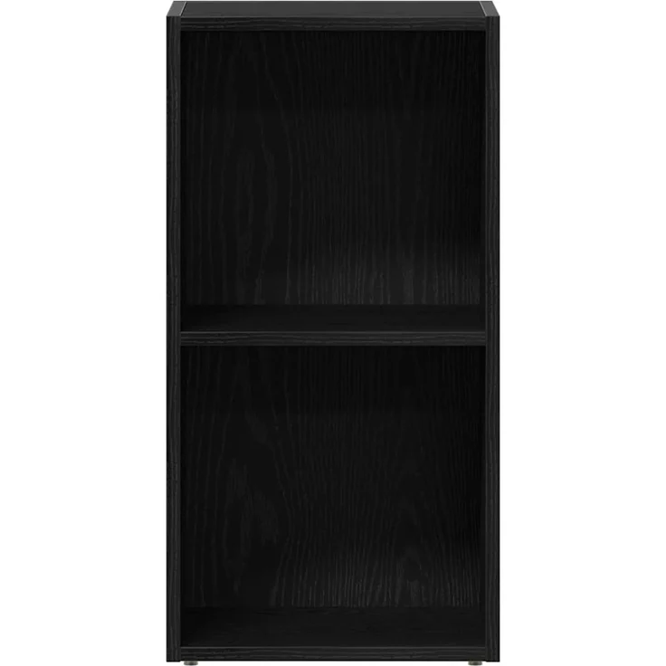 vidaXL LP-Aufbewahrungsbox Schwarz Eichen-Optik 71x34x36cm 862401 – Bild 4