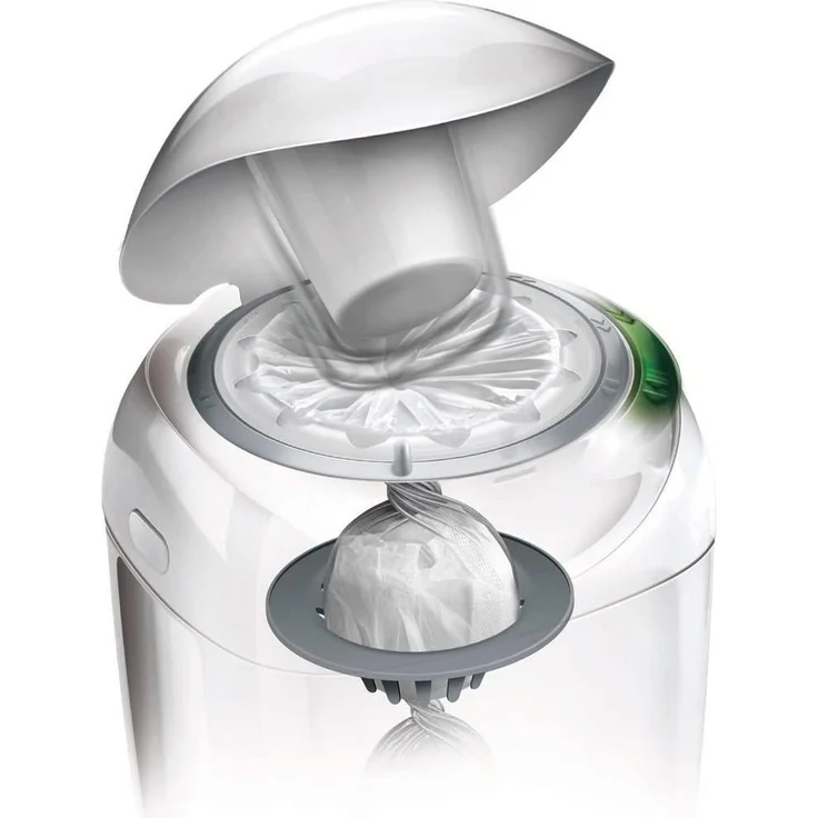 Tommee Tippee Nachfüllkassetten Sangenic tec (6er-Pack) - mehrschichtige Folie für Windelaufbewahrung - passend für viele Sangenic Modelle – Bild 3