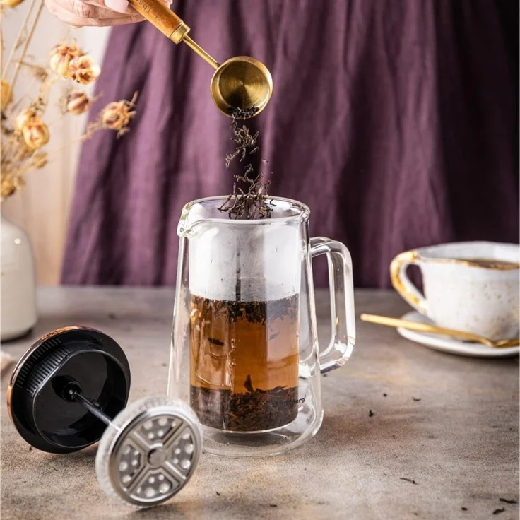 Klausberg Klausberg French Press Kaffee- und Teezubereiter 0,35l KB7723 – Bild 4