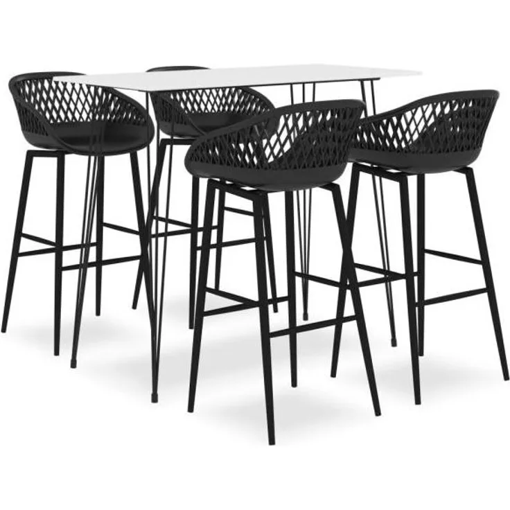 5-tlg. Bar-Set Weiß und Schwarz [3057403]