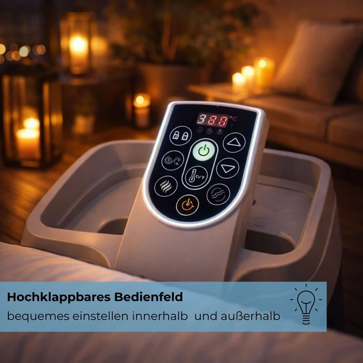 Bestway® LAY-Z-SPA® Energiespar-Whirlpool Miami AirJet™ Ø 180 x 66 cm Dunkelblau – Bild 4