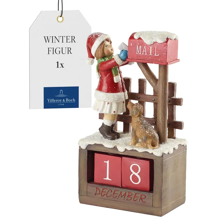 Villeroy & Boch Winter Collage Accessoires Kalendermädchen