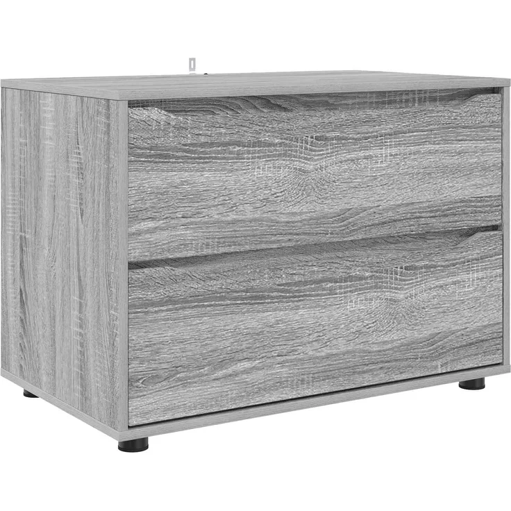 vidaXL Aufbewahrungsschrank 80 x 48 x 57 cm Holzwerkstoff Sonoma-Grau 888823 – Bild 2