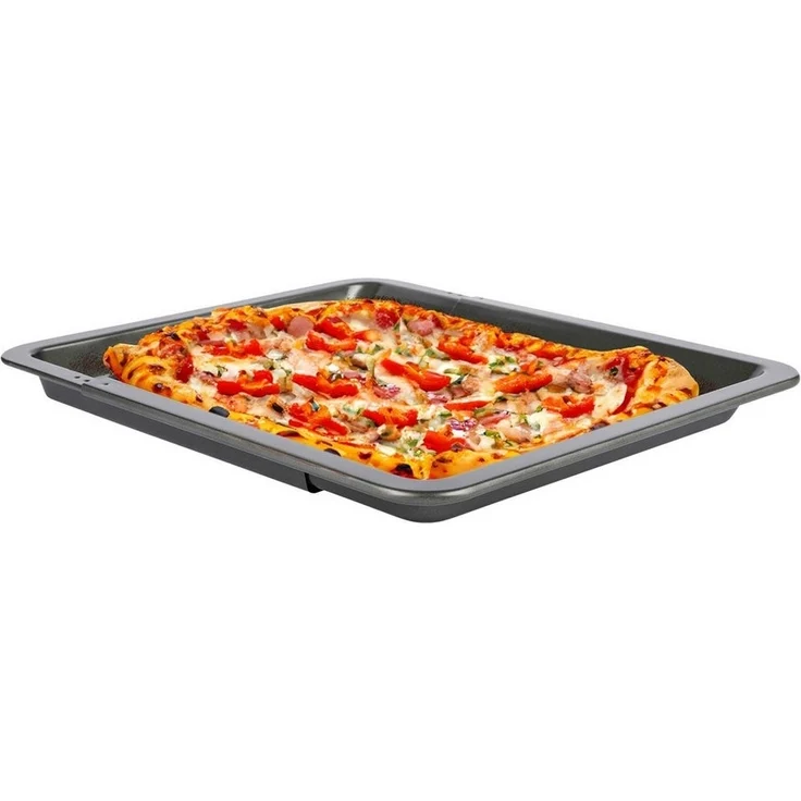 Testrut Backblech BLEKY, 53 x 33 cm, Grau, Stahl, Stahl, (1-St), Wärmeverteilung, temperaturbeständig, ausziehbar – Bild 1