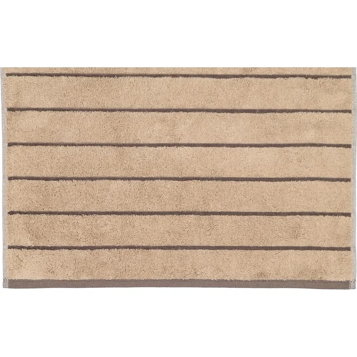CAWÖ Gästetuch - C Balance, 30x50 cm, Walkfrottier, Baumwolle, Streifen Sand – Bild 4