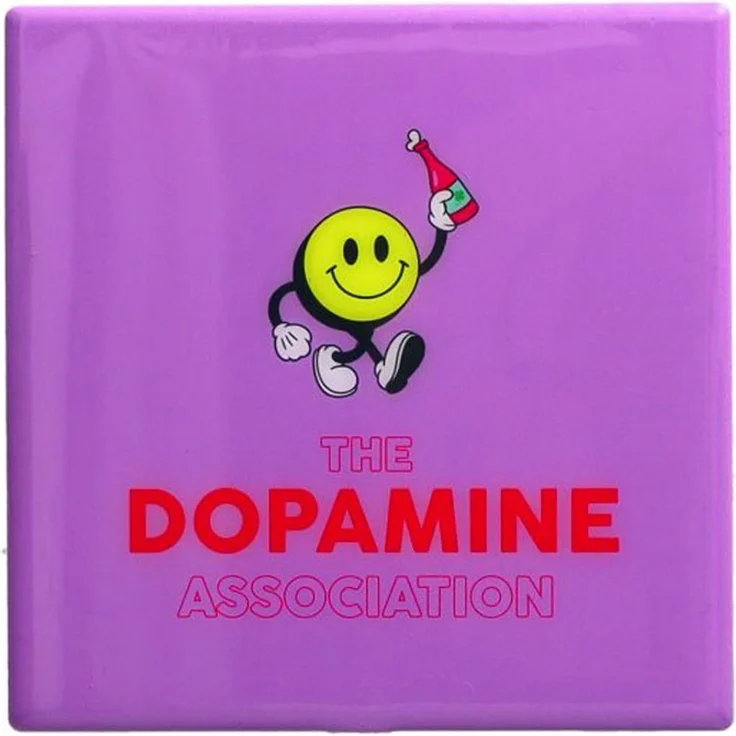 Gift Company Love tiles Untersetzer Motiv: Dopamine lila