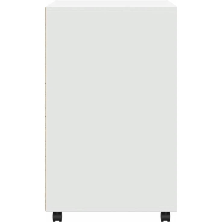 vidaXL Rollschrank Weiß 60x48x81 cm Holzwerkstoff 853164 – Bild 4