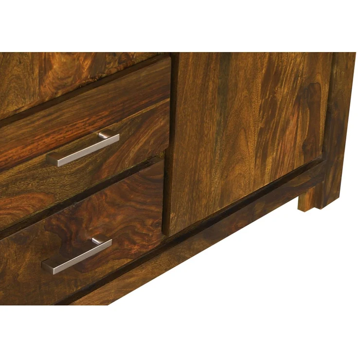 Highboard Sheesham 140x42x120 life honey lackiert METRO LIFE #124 – Bild 1