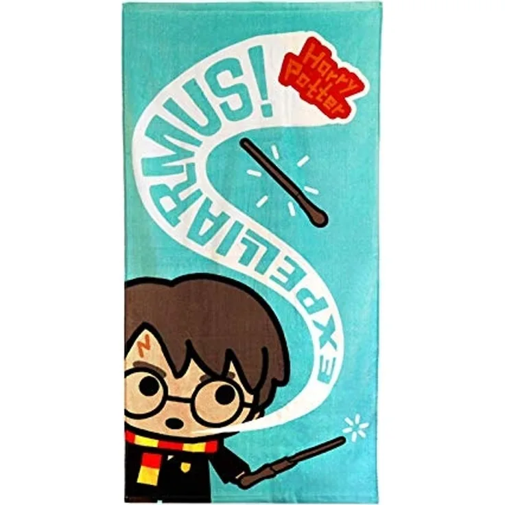 Harry Potter Badehandtuch aus 100% Baumwolle Strandtuch 70x140 cm