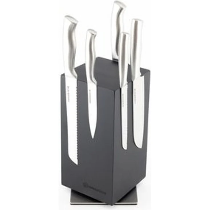Hanseküche Magnet-Messerblock Messerblock magnetisch ohne Messer – Drehbarer Messerhalter (1tlg), Fester Stand mit Gummifüßen, 360 Grad drehbar, Starker Magnet – Bild 6