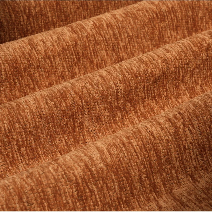 Ecksofa 266×168×85 cm in Orange mit weichem Stoffbezug und hochelastischer Schaumstoffpolsterung – Bild 4