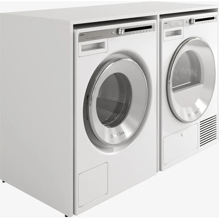 Platan Room Waschmaschinenumbauschrank DORA Waschmaschinenschrank 130 cm breit Überbauschrank Waschmaschine oder Wäschetrockner Schrank für Bad