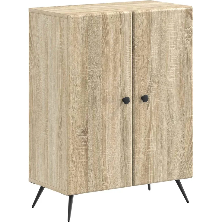 vidaXL 2-teiliges Badezimmer Schrank Set BREDA Sonoma-Eiche 3417641 – Bild 4