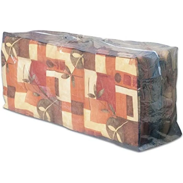 Tragetasche für Gartenmöbel Auflagen 125x32x50cm transparent 2427