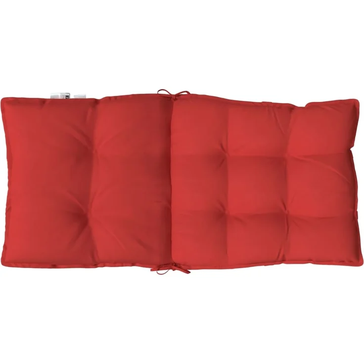 vidaXL Niedriglehner-Auflagen 2 Stk. Rot Oxford-Gewebe 377689 – Bild 6