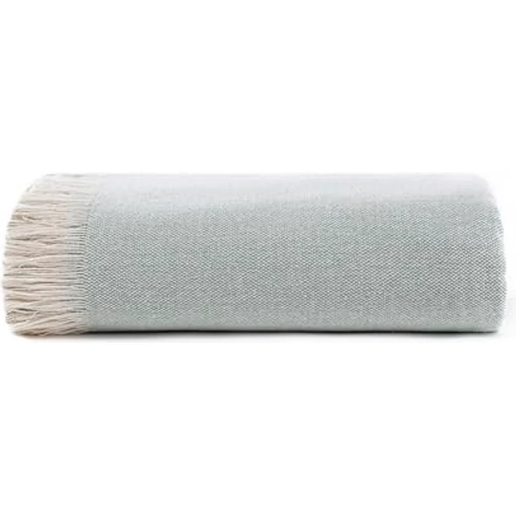 Todocama Mehrzweck-Tagesdecke, Sofaüberwurf, Überwurf für Bett, Sofaüberwurf, Jarapas, einfarbig (180x260 cm, grün). – Bild 3