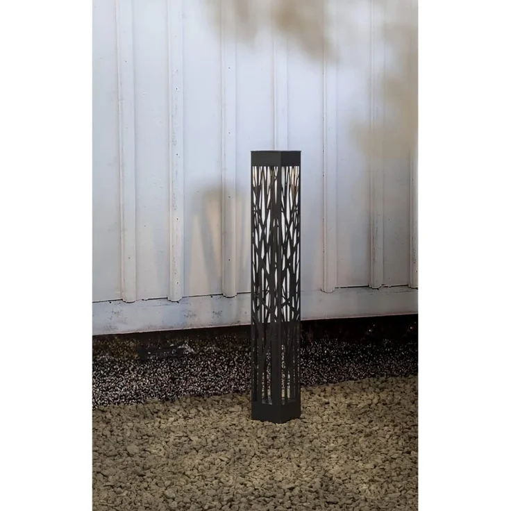 LED-Solar-Wegeleuchte "Siranna", schwarz, warmwhite LED – Bild 2