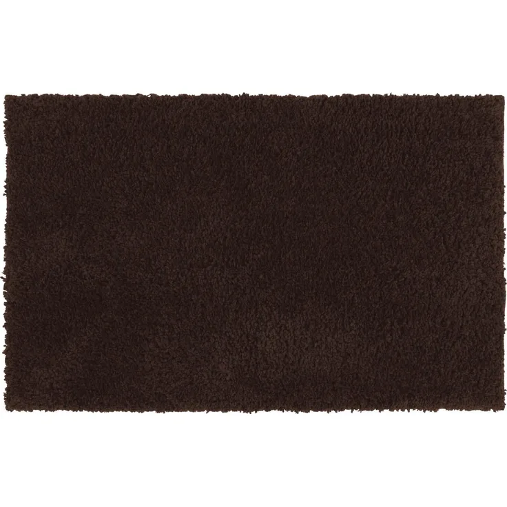 Badematte Sky Soft | Reckteckig | Rutschhemmende Rückseite | Braun / 60x100 cm