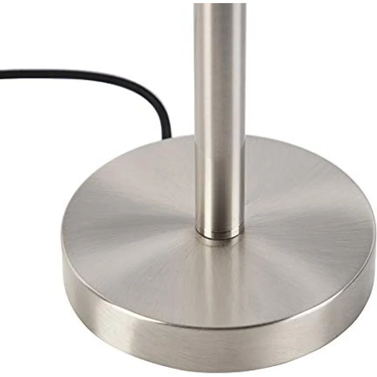 Qazqa Tischleuchte Simplo, ohne Leuchtmittel, E27, Stahl, Modern, Stahl, 1-flammig – Bild 4