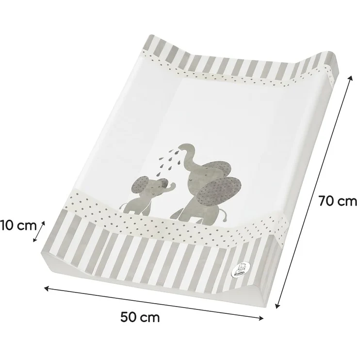 Rotho Keilwickelauflage 'Modern Elephants' 50x70 cm weiß/grau – Bild 8