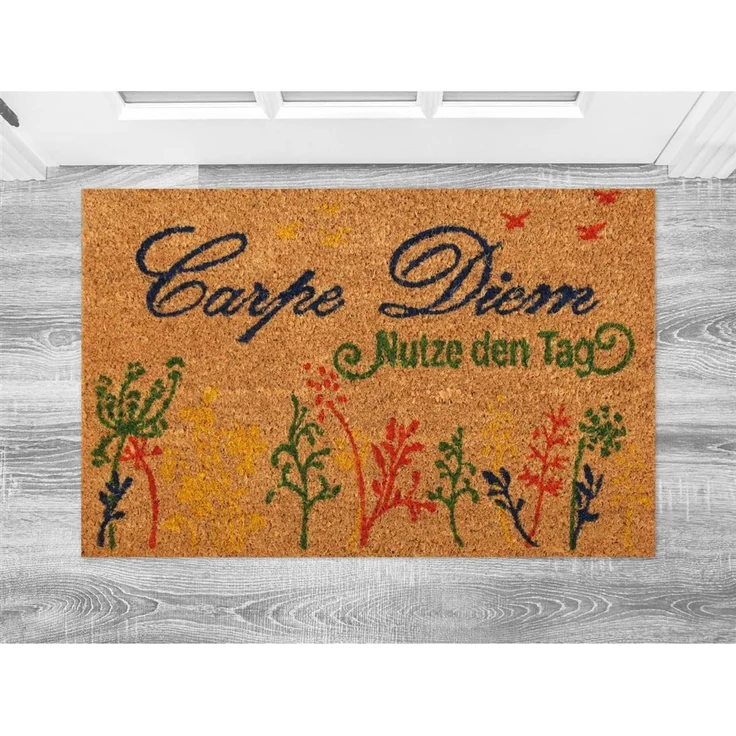 Bestlivings Fußmatte Kokos Schuhabtreter 40x60 cm ( Carpe Diem ), weitere Motive erhältlich – Bild 4