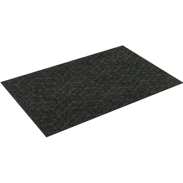 wash+dry by Kleen-Tex Teppich DUNE Leaves Dark Grey, rechteckig, Höhe: 8 mm – Bild 4