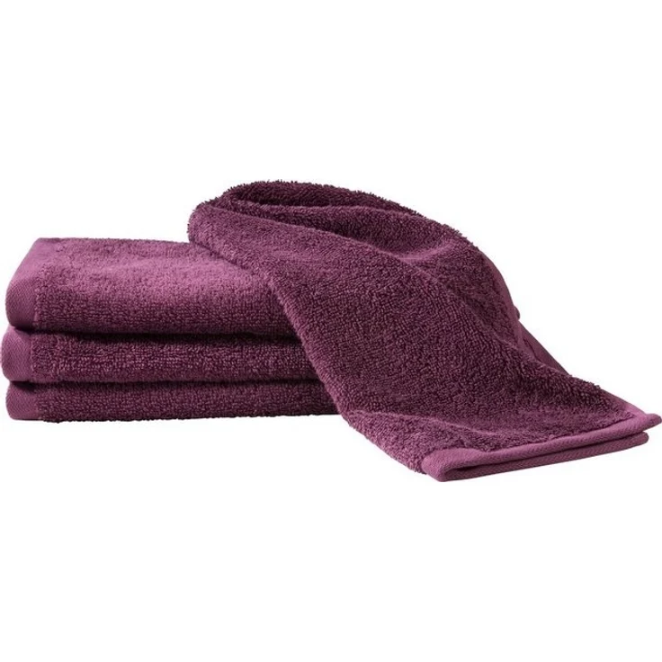 Erwin Müller Gästehandtuch Gästetuch "Ludwigsburg" 4er-Pack, Frottier (4-St), Walk-Frottier Uni – Bild 4