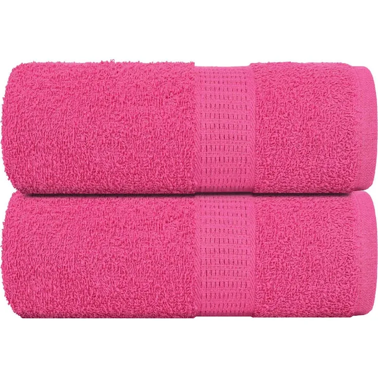 vidaXL Waschtücher FROGN 2 Stk. Rosa 30x30 cm 360 g/m² 137040