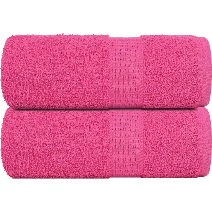 vidaXL Waschtücher FROGN 2 Stk. Rosa 30x30 cm 360 g/m² 137040 – Bild 1