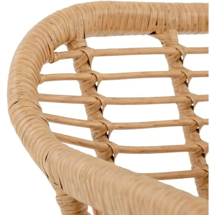 IDIMEX Gartenstuhl PARAMO, In & Outdoor Esszimmerstuhl mit Metallgestell in Rattan Optik braun – Bild 7