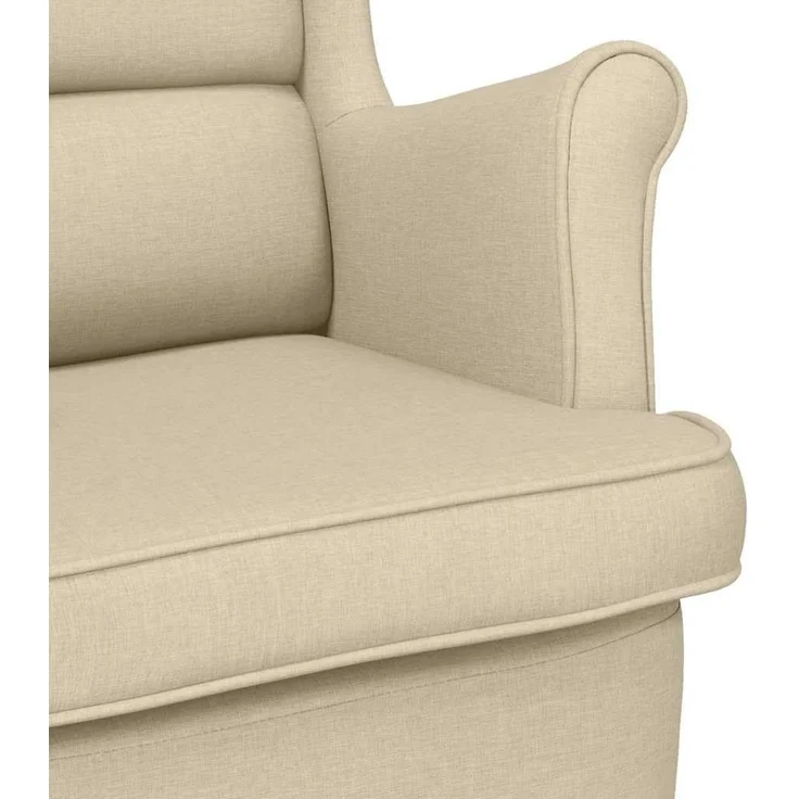 vidaXL Sessel Creme 74x84x100 cm Stoff 4016902 – Bild 7