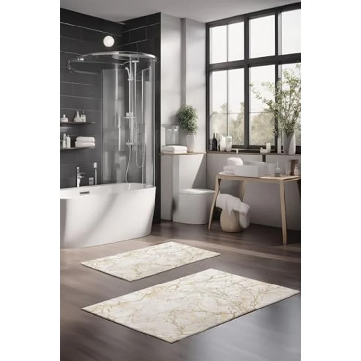 Mijolnir 'CT-5038' Badematten-Set (2-teilig), Mehrfarbig – Bild 1