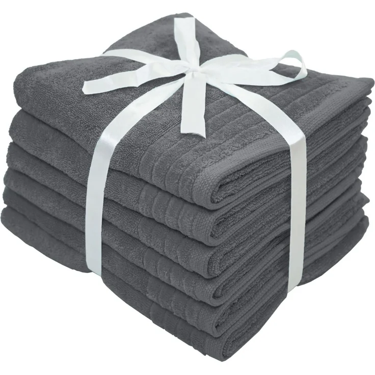OTTO home Handtücher Sanremo Premium, Premium Handtücher, 600 gr/m², 40x70cm, Frottier (Set, 6-St), mit Bordüre, flauschig & weich, dicke Qualität, 5 Jahre Garantie – Bild 2