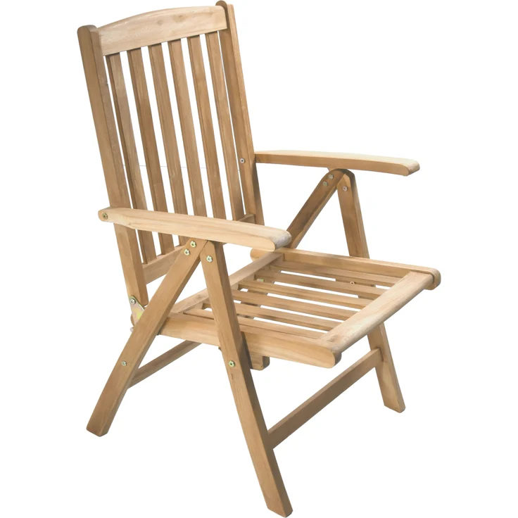 Garten-Sitzgruppe MAIKE 7-tlg. - Teak, Teakbraun | Gartenmöbel-Set Gartengarnitur Garten-Essgruppe mit Stühlen A und Esstisch – Bild 3