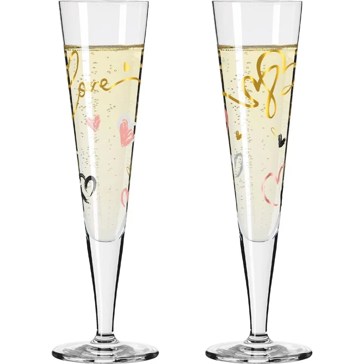Ritzenhoff 6031004 Champagnerglas-Set F23 GOLDNACHT Carolin Oliveira 2023 – Bild 2
