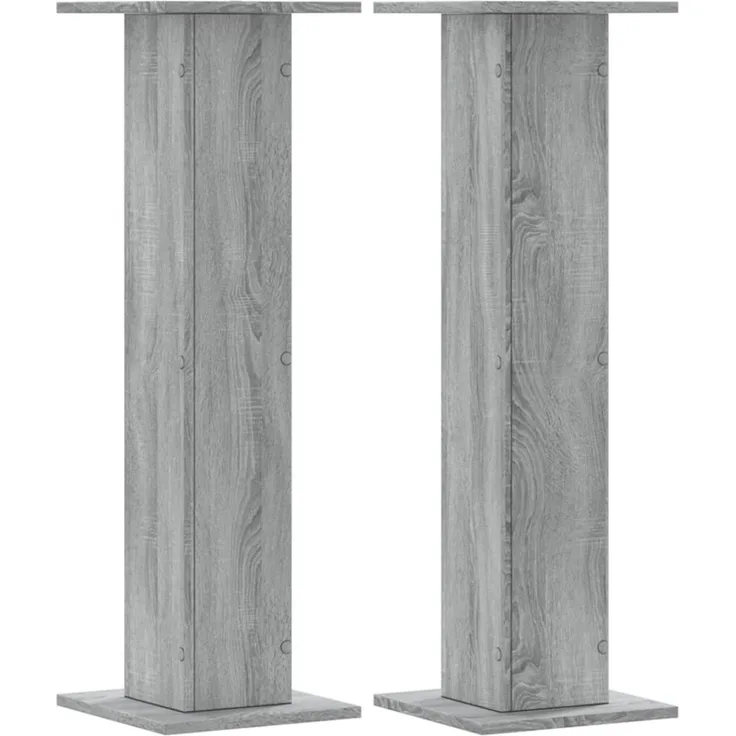 vidaXL Pflanzenständer 2 Stk. Grau Sonoma 30x30x95 cm Holzwerkstoff 3307878