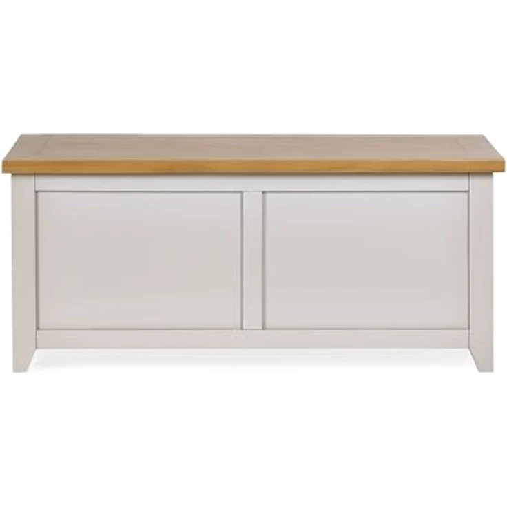 Julian Bowen Richmond Aufbewahrungsbank, Holzwerkstoff, Elefantengrau, 45 x 105 x 40 cm – Bild 5