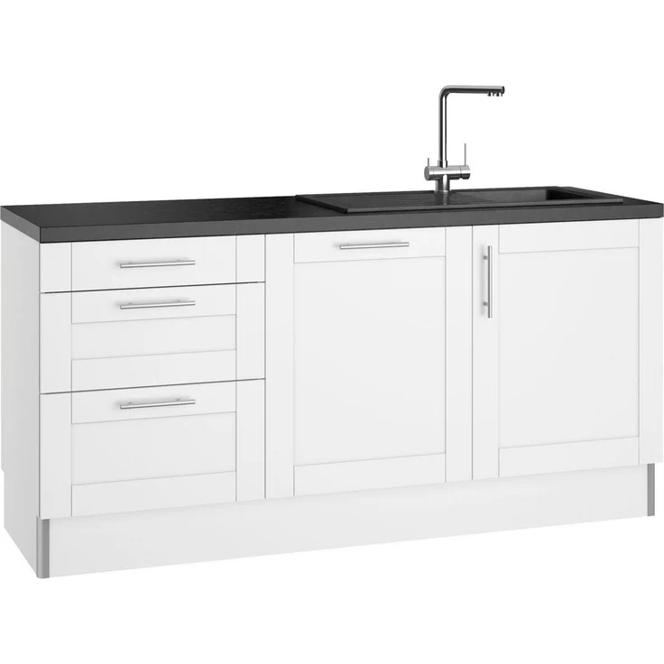 OPTIFIT Küche Ahus, 180 cm breit, wahlw. mit E-Geräten, Soft Close Funktion, MDF Fronten – Bild 3