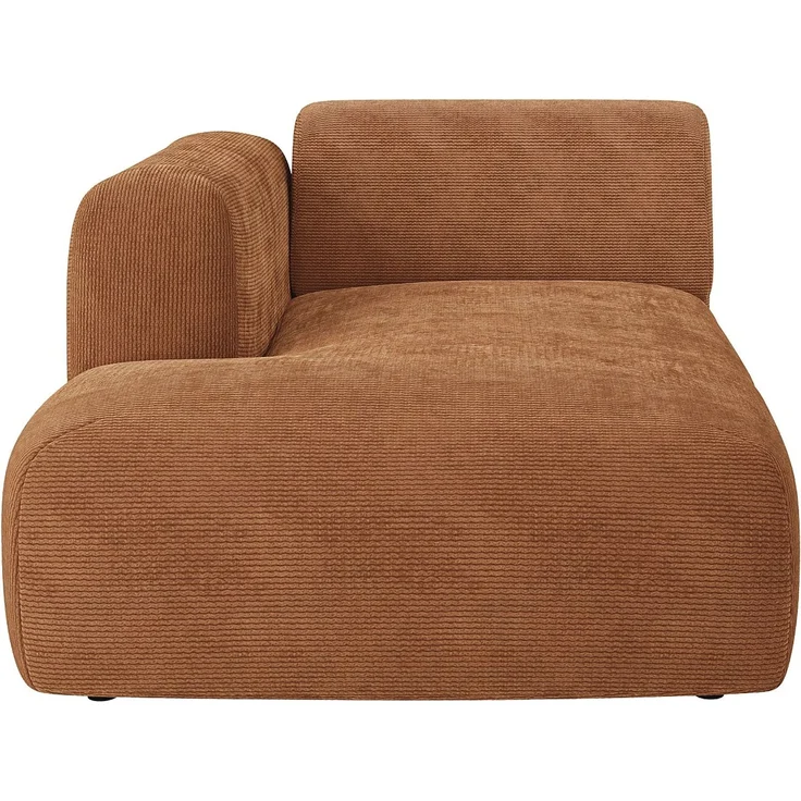 Maison Céphy - POGNI - Recamiere ohne Schlaffunktion - Plastik - Kunststoff (PVC) - Terracotta - 108 x 163 x 73 cm – Bild 2