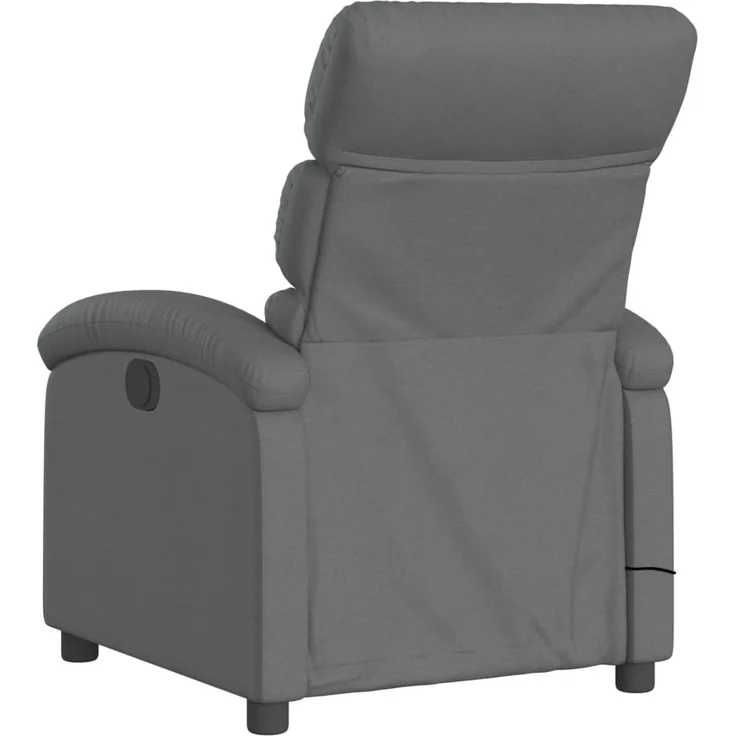 vidaXL Massage-Relaxsessel, Stoff, Dunkelgrau 3205810 – Bild 5