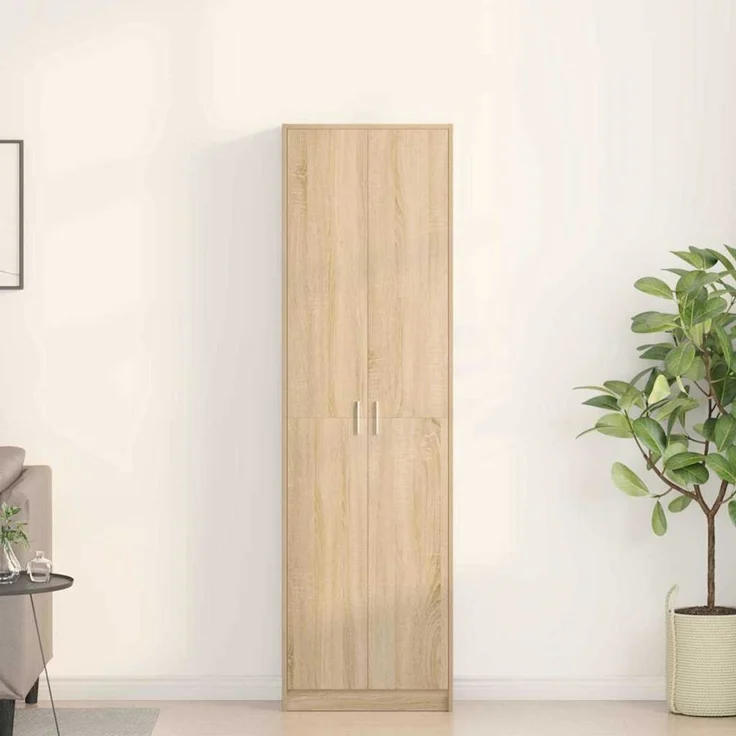 vidaXL Kleiderschrank Sonoma-Eiche 55 x 25 x 189 cm 3334010 – Bild 1