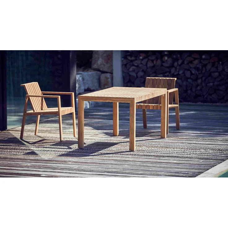 Outdoor Tisch Manti Teak 75 x 152 x 85 – Bild 4