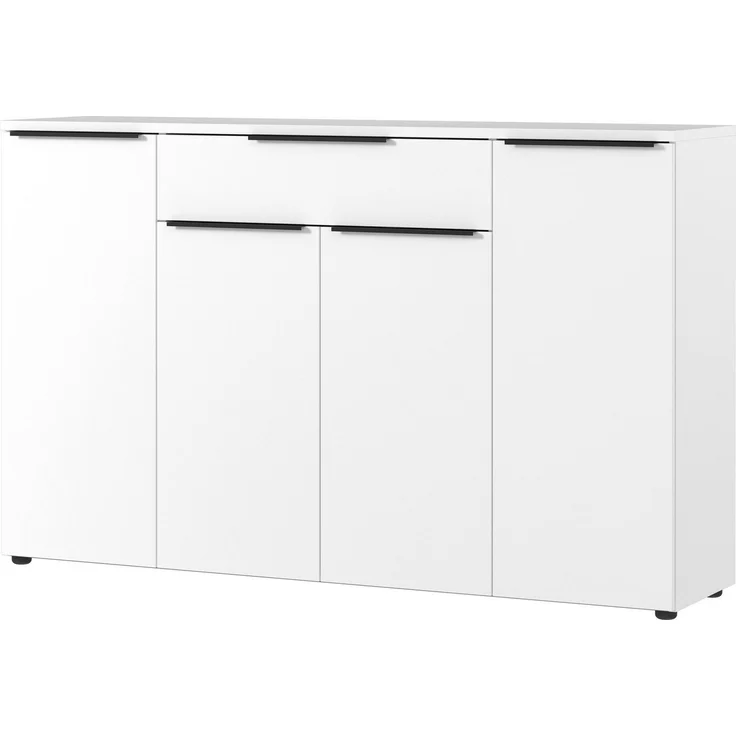 GERMANIA Sideboard Mailand, Sideboard mit einer Schublade und 4 Türen, in graphit & weiß verfügbar – Bild 2
