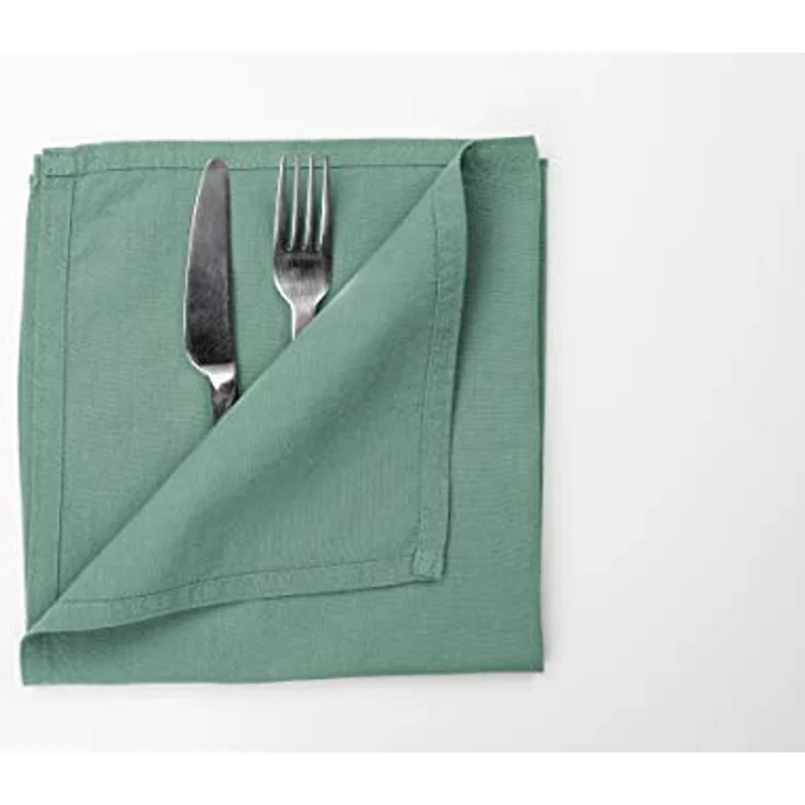 jilda-tex Stoffserviette Serviette 6er Set - Renforce - 100% Bio-Baumwolle, 42x42 cm Bio Baumwolle unifarben Renforce 6er Set – Bild 4