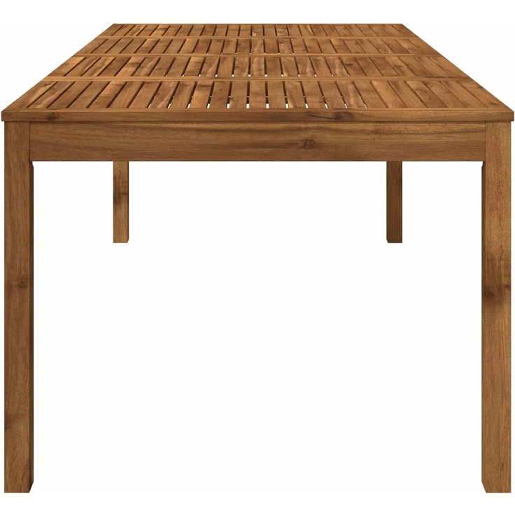 vidaXL Gartentisch LAREN Natur 196 x 100,5 x 75 cm Massivholz Akazie 901254 – Bild 4