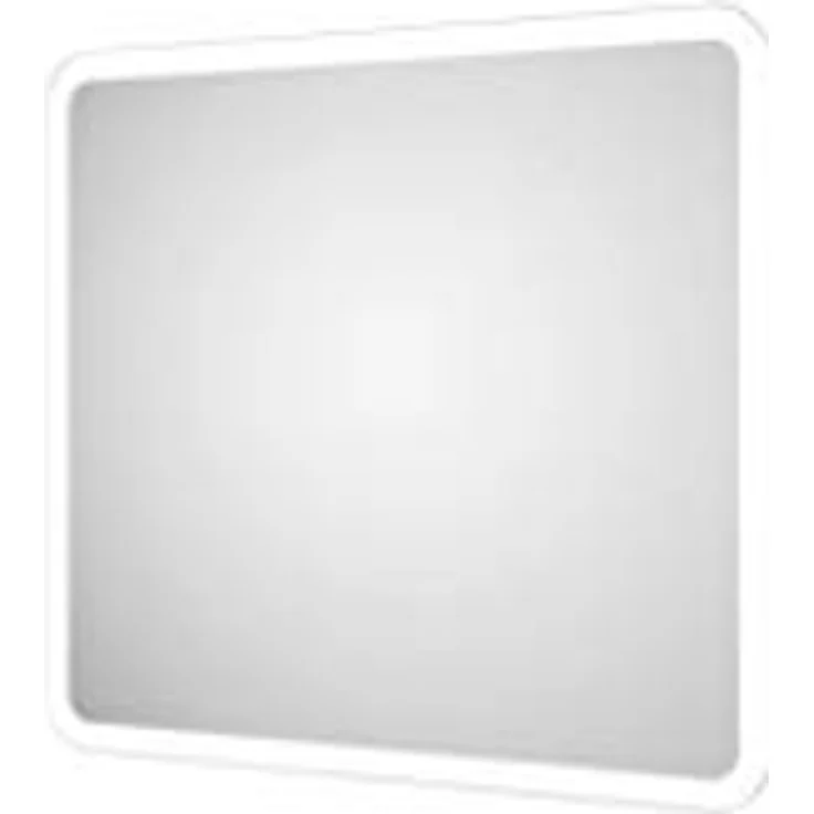 Talos Moon Badspiegel mit LED Beleuchtung, 40x45 cm, neutralweiß, umlaufender Aluminiumrahmen, feuchtraumgeeignet – Bild 3